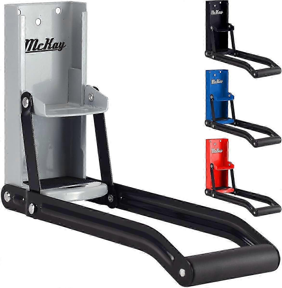 16 oz. Metal Can Crusher, επιτοίχιο smasher βαρέως τύπου για seltzer αλουμινίου, σόδα, κουτιά μπύρας και μπουκάλια για ανακύκλωση - γκρι