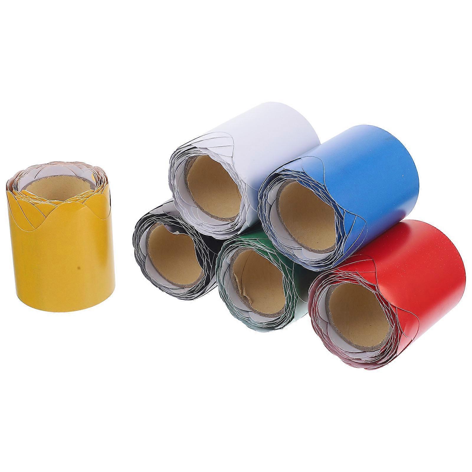 6 Rolls Decorative Bulletin Board Borders for Classroom, Office & Wall Decor