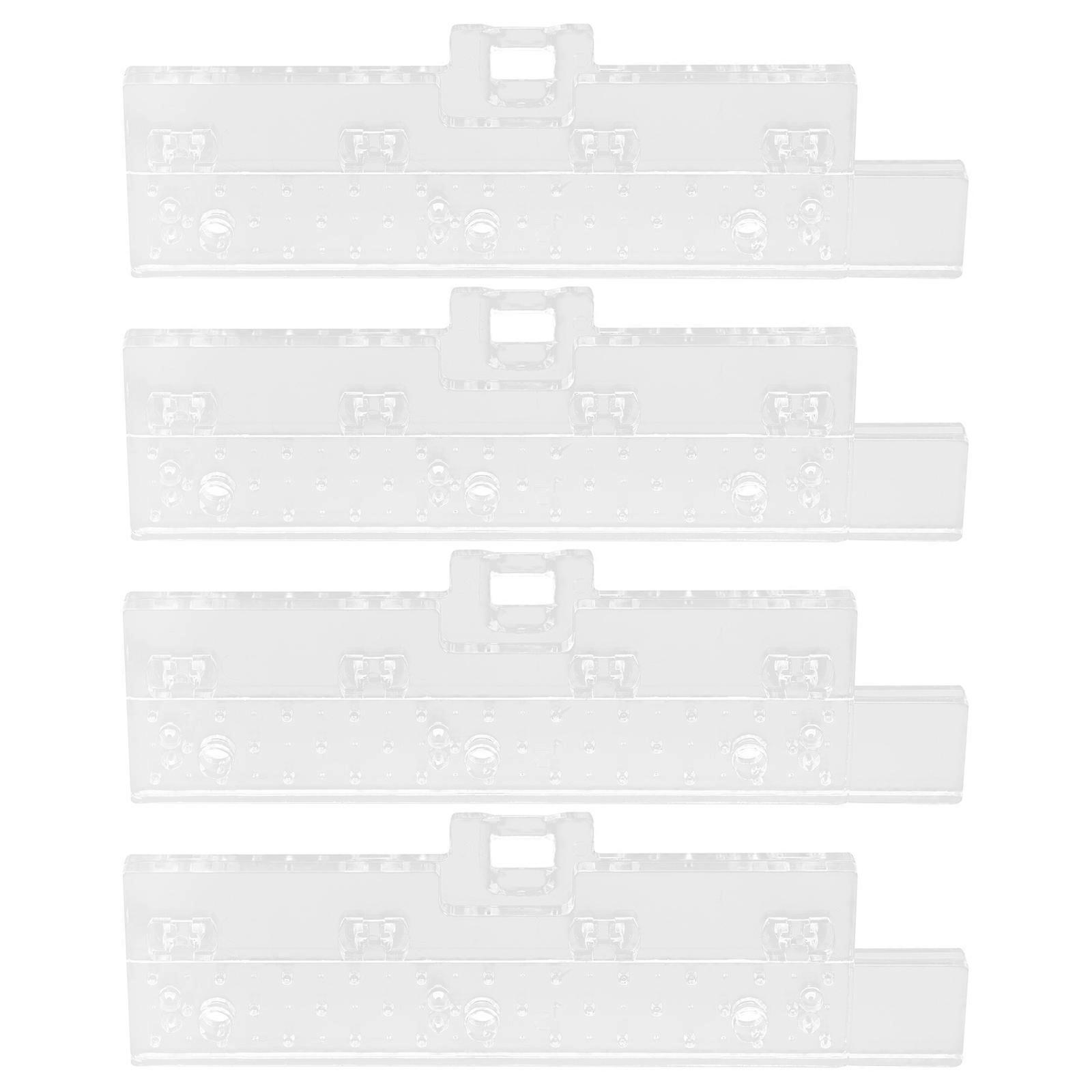 Tab Blind Clips Vertical Blinds Repair Kit Transparent Rectangular Commercial Spaces 4 Pairs