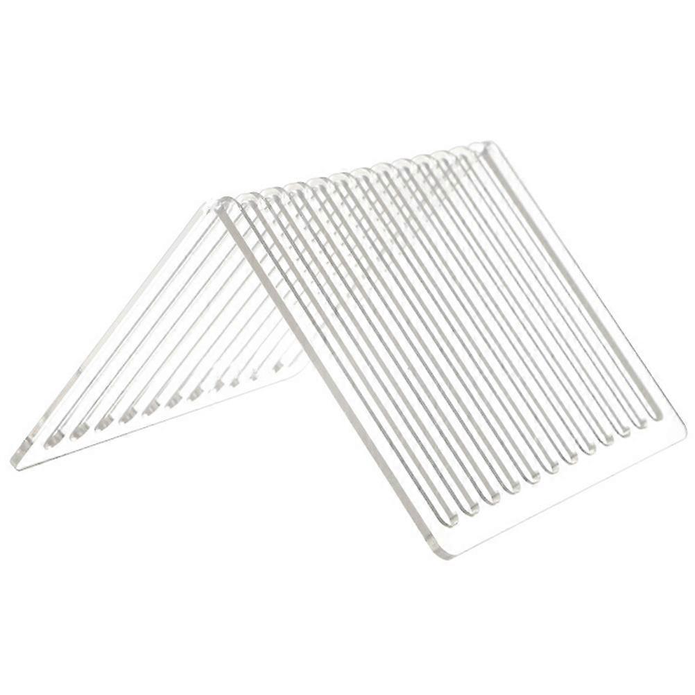 vinyl pladeopbevaringsholder album arrangør display stativ stativ moderne design akryl gennemsigtig 20,8x18,5x12 besparelse 1 sæt