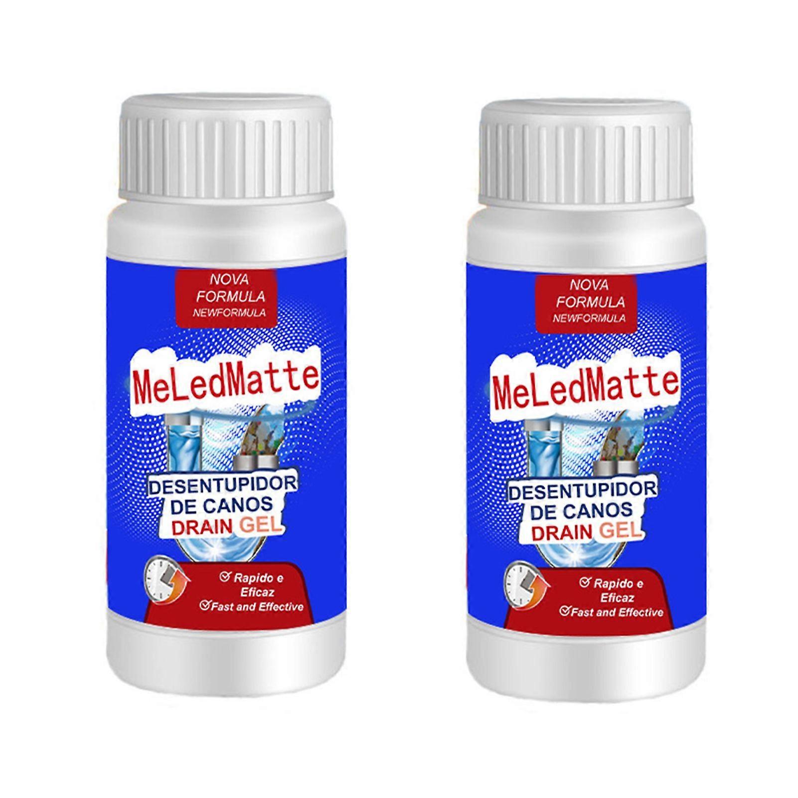 Meledmatte Powerful Pipe Dredging Agents Non-Irritating Sink Drains Cleaner for Multiple Pipes