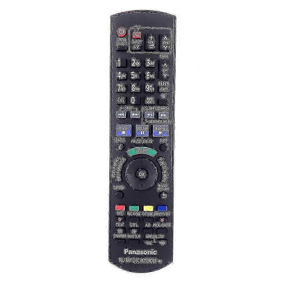 Panasonic Blu-ray Recorder Remote N2QAYB000614 IR6 Replacement