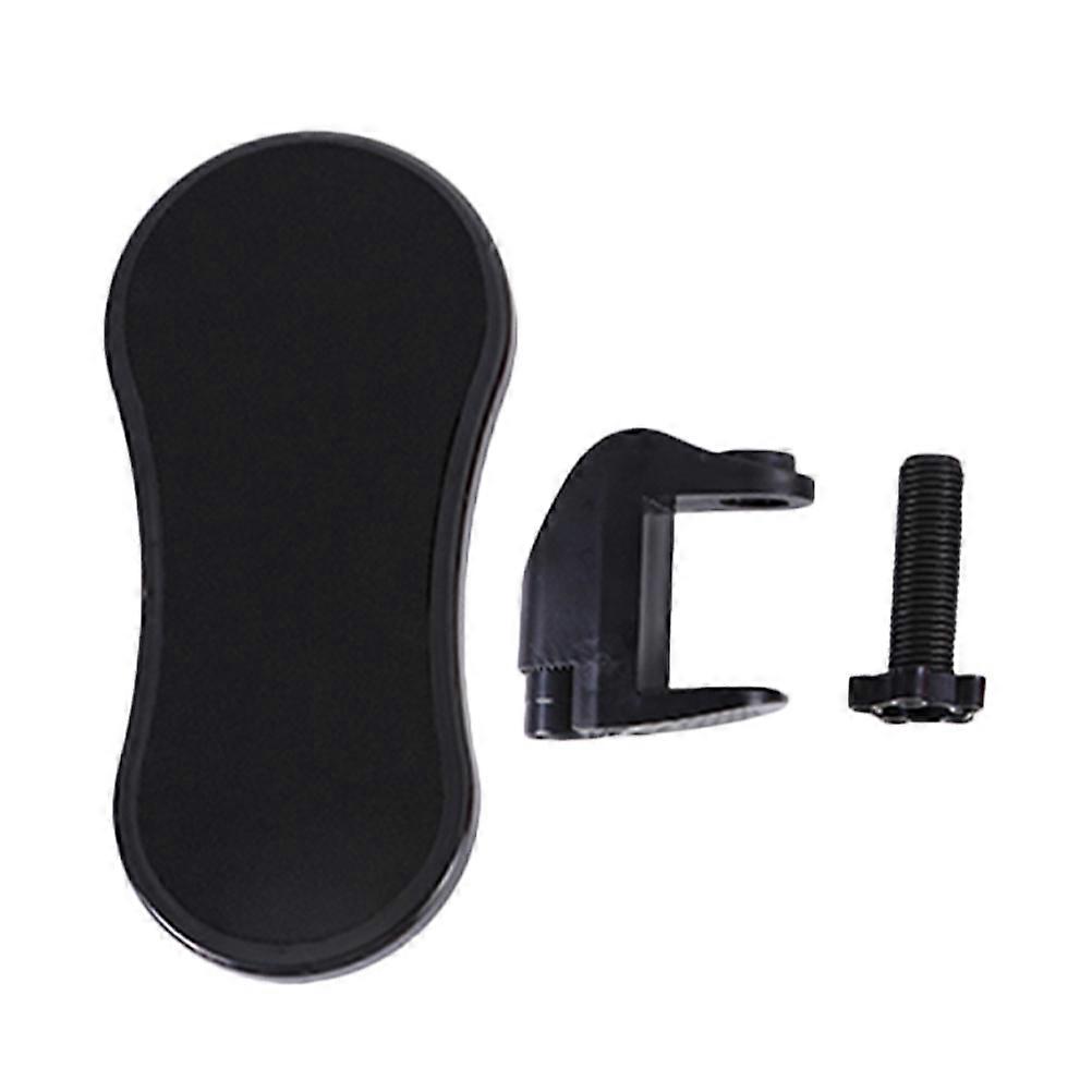Desk Arm Rest Black Rubber Ergonomic Comfort with Support for Wrist