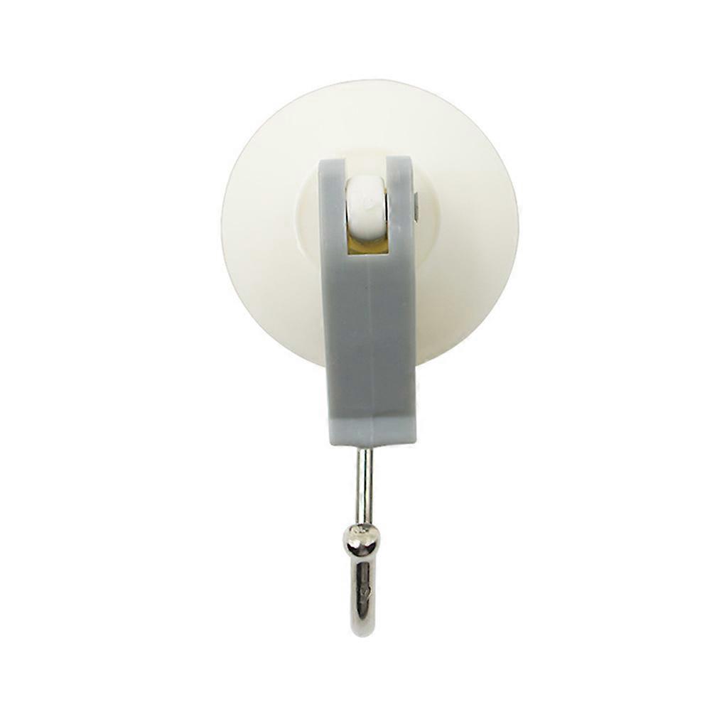 Wall Mounted Suction Cup Hooks Plastic Bathroom Wall Hooks For Home Use 4Pcs