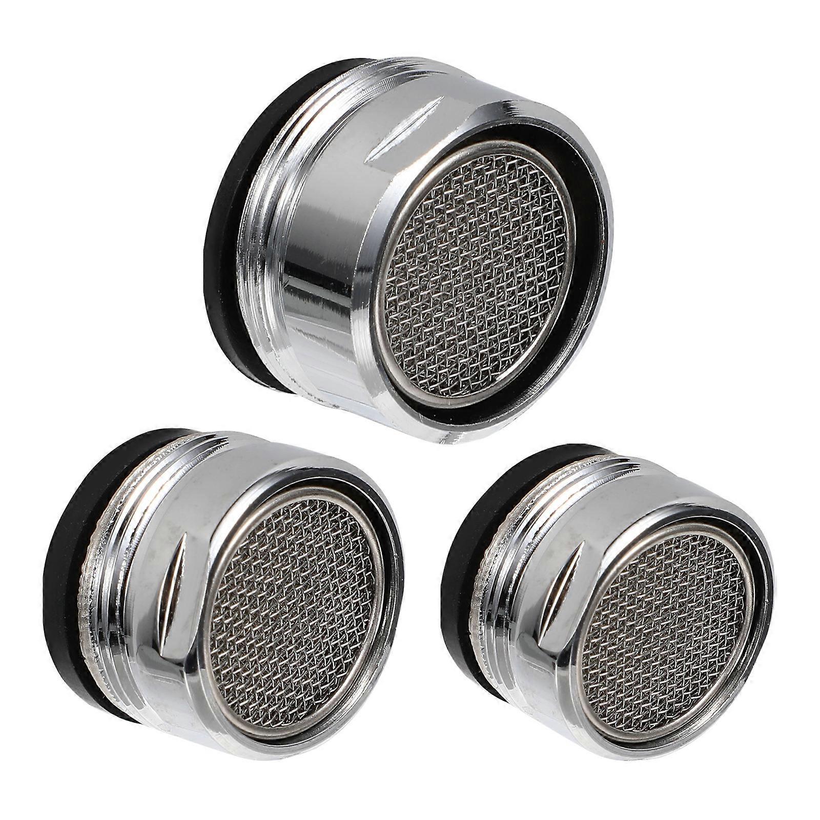 Tap Water Reducer Faucet Aerator Use Silver 2.8x2.8x1.2cm Water Saving 3Pack