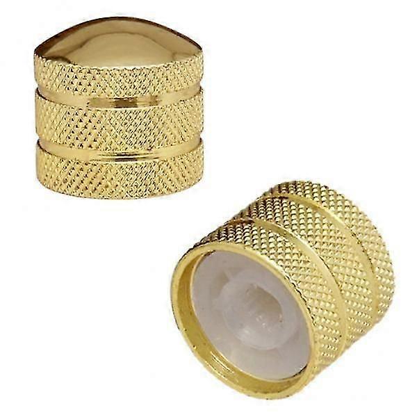 2x2x Metal Dome Volume Tone Control Knobs Turn Button for Electric Guitar Bass