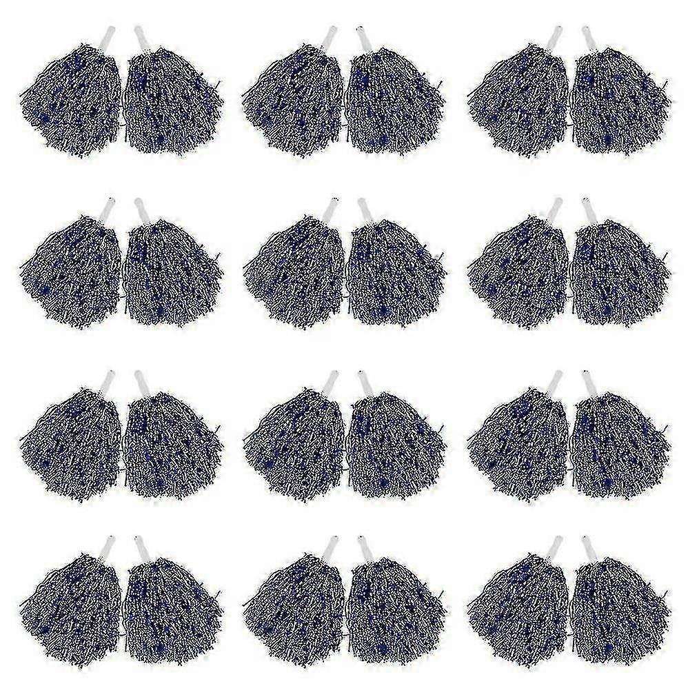 24pcs التشجيع بوم بوم بومز المعدنية احباط الهتاف بوم بوم بوم مع مقبض من البلاستيك للبالغين الأطفال هتاف