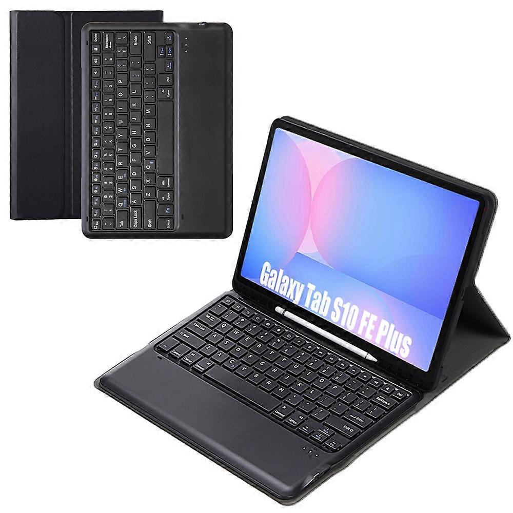 A820B For Samsung Galaxy Tab S10 FE+ X620 X626B Detachable Bluetooth-Compatible Keyboard Case with P
