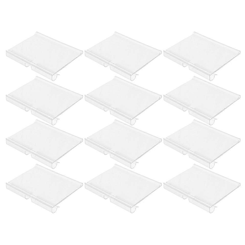 Portable Supermarket Label Price Display Sign Rectangular Retail Environment 8.00X2.80X2.80CM 20Pack