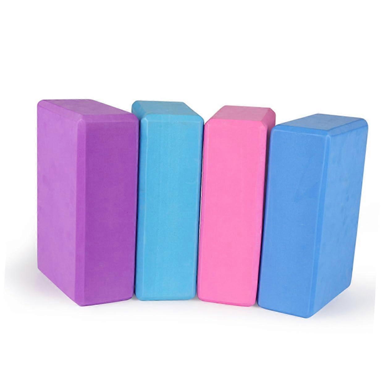 Yoga Block Strap Set - Lightweight EVA Foam Blocks for Deep Stretching and Stability - Ideal for Home or Studio Use