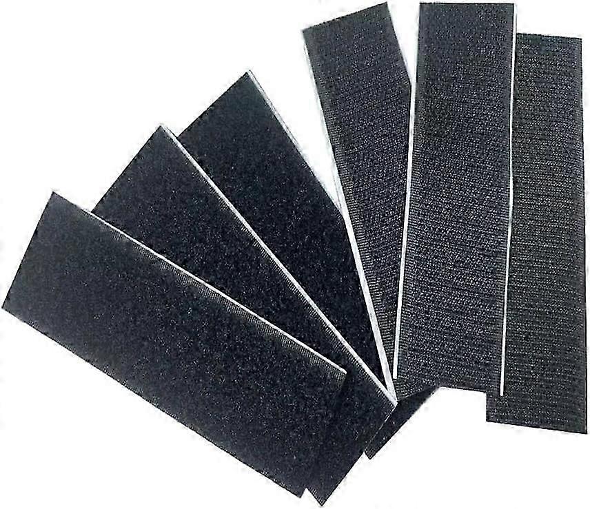 No Punching No Damage Secure Objects With Double-sided Backing Tape Self Adhesive Tape For Mother And Child Blended, black, 25 * 100mm ten pairs