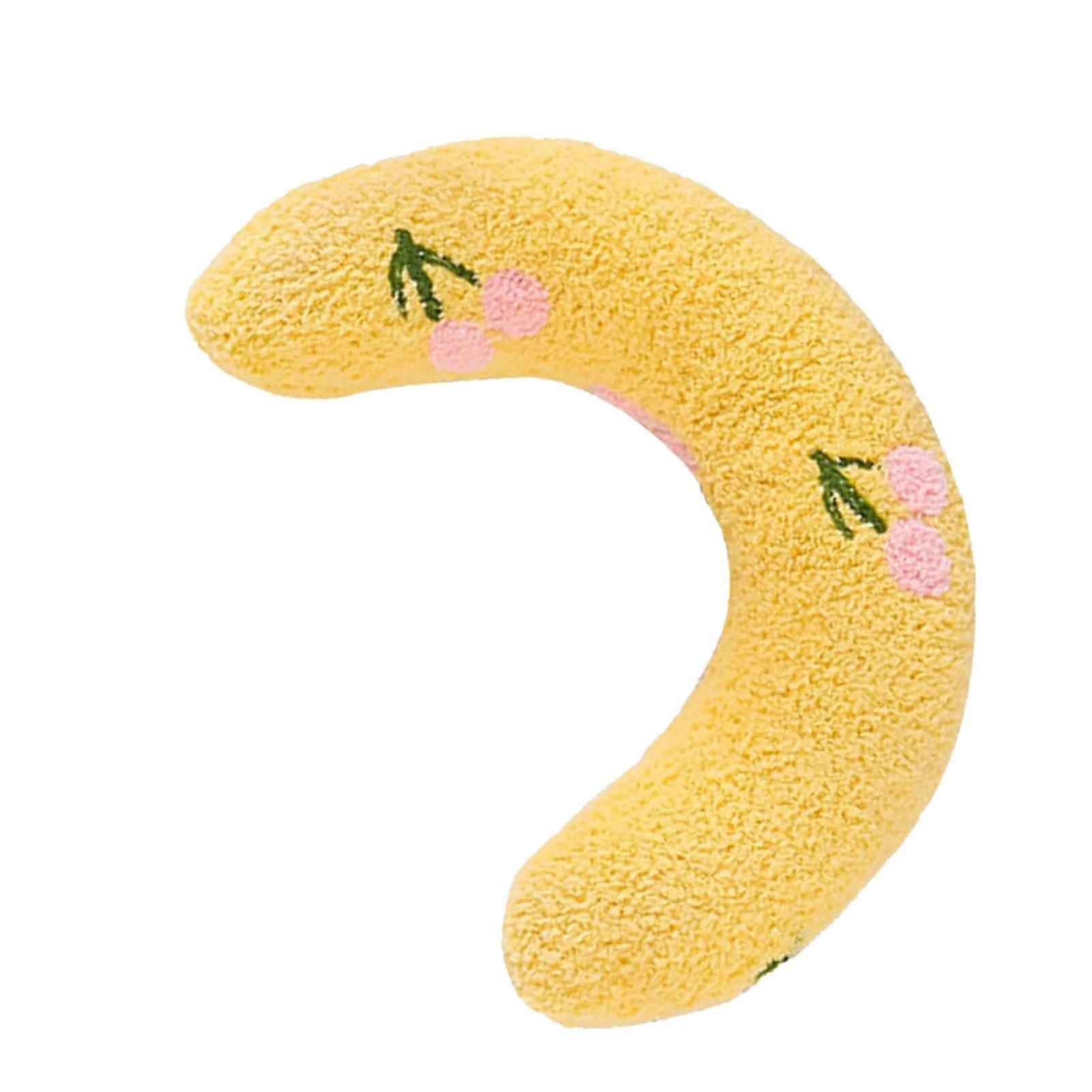 Generic Small Pillow UShaped Cat Pillow Calming Dog Pillow Soft Soothing Litter Half Donut Puppy Calming Pet Toy Ref: 3907
