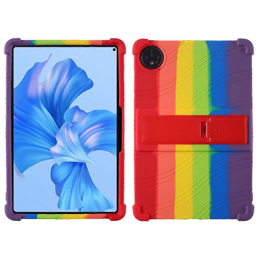 For Huawei MatePad Pro 11 (2022) Soft Silicone Tablet Case PC Kickstand Collision Resistant Tablet Cover