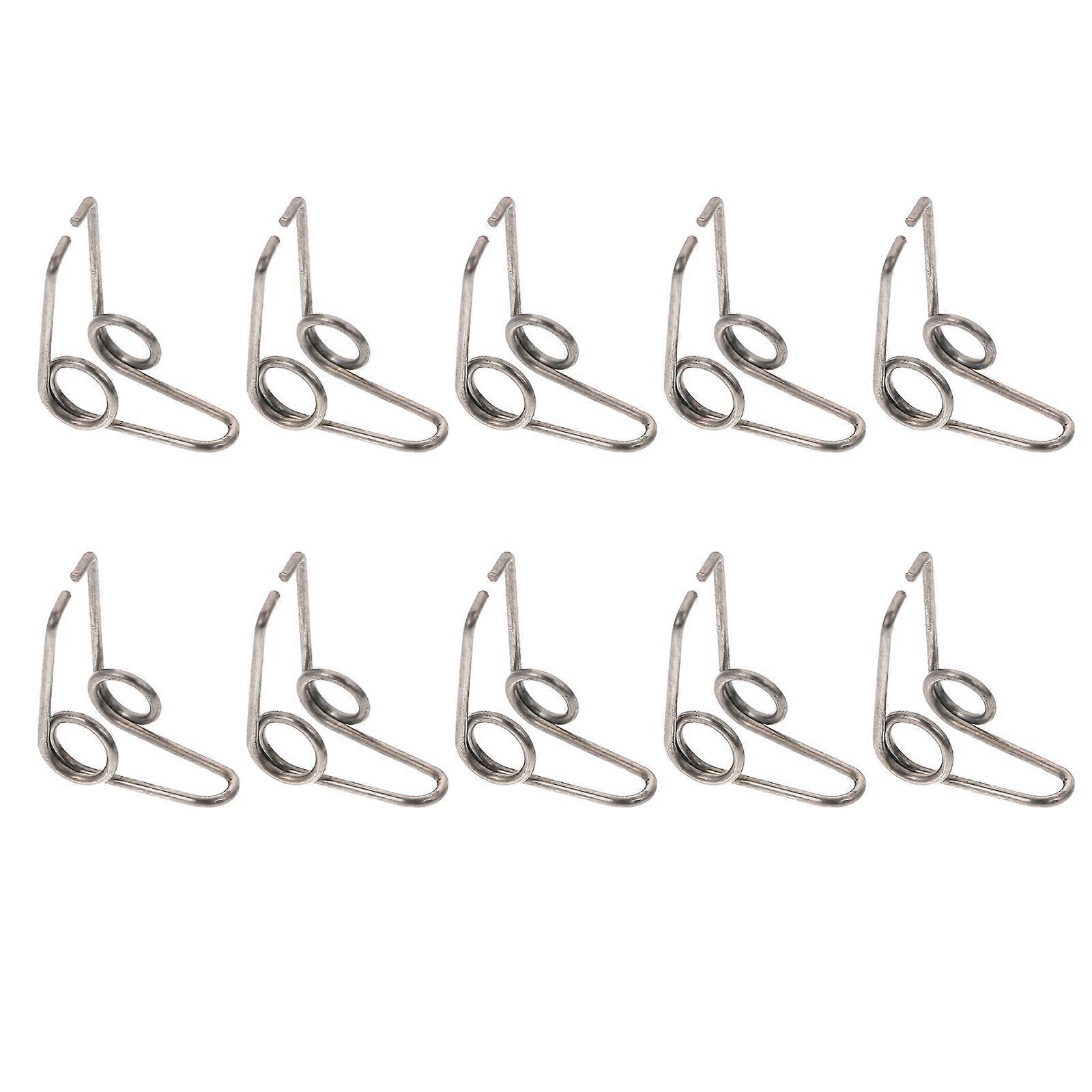 10Pcs Trumpet Accessories Watergate Key Drain Springs Silver