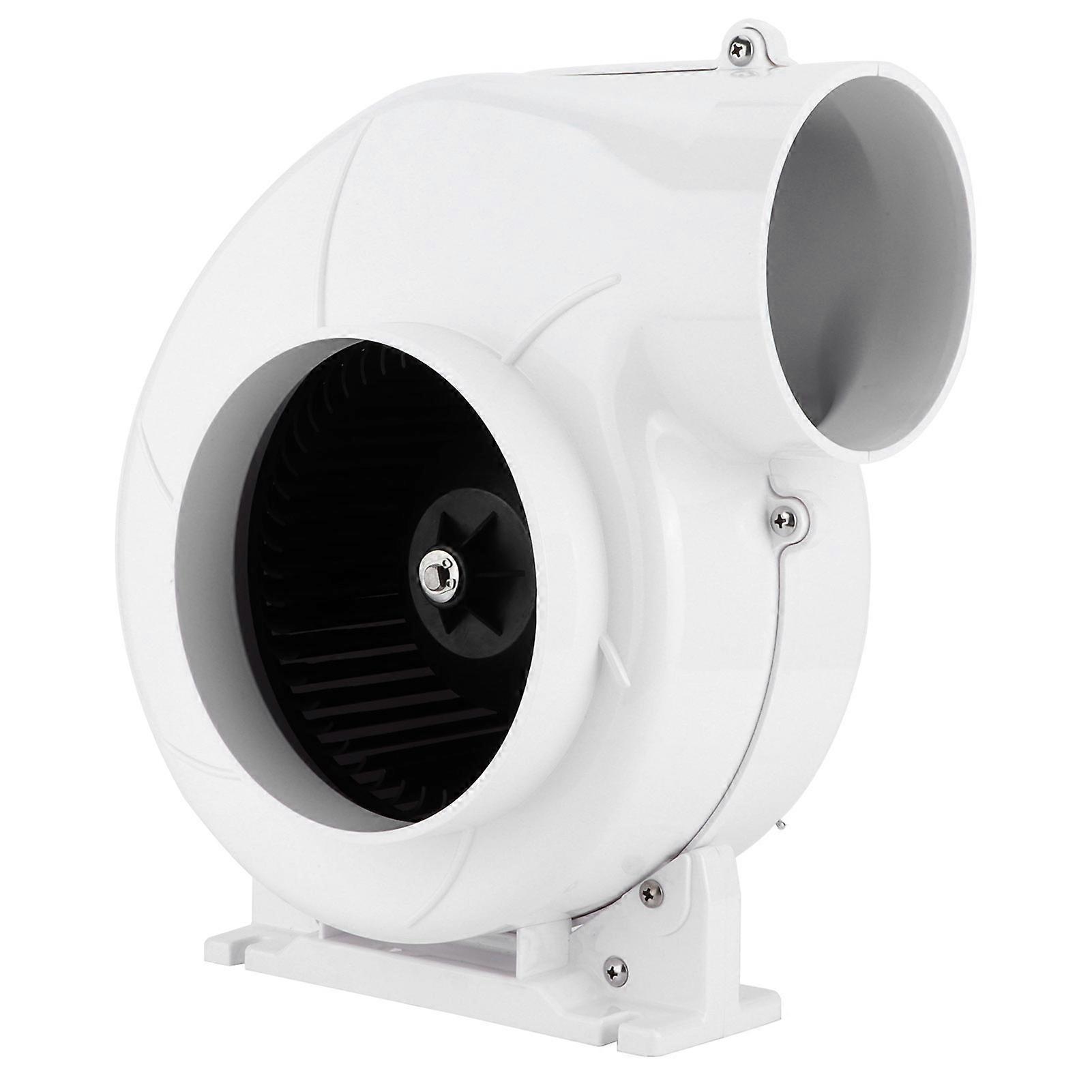 منفاخ الهواء البحري الآسن تهوية محرك نحاسي نقي 4 شفرات منخفضة الضوضاء لسفينة اليخوت RV