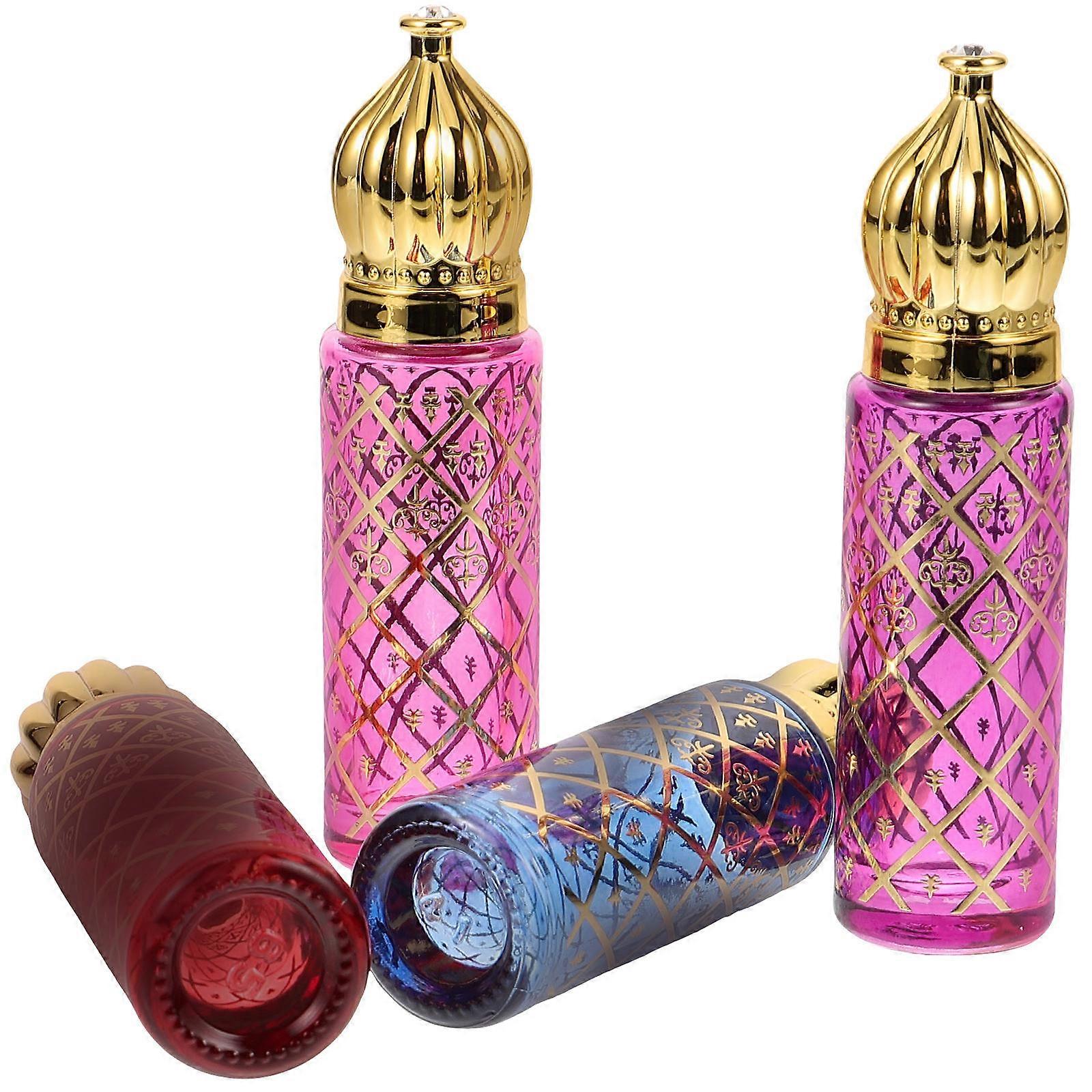 Precise Essential Oil Bottles Glass Perfume Bottles for Storage Use 4Pcs