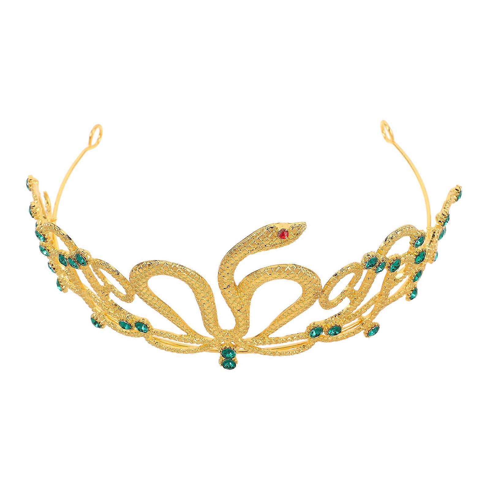 Here's a polished and professional product description based on your input:

 

**Jeweled Rhinestone Bridal Tiara – Elegant Retro Headpiece for