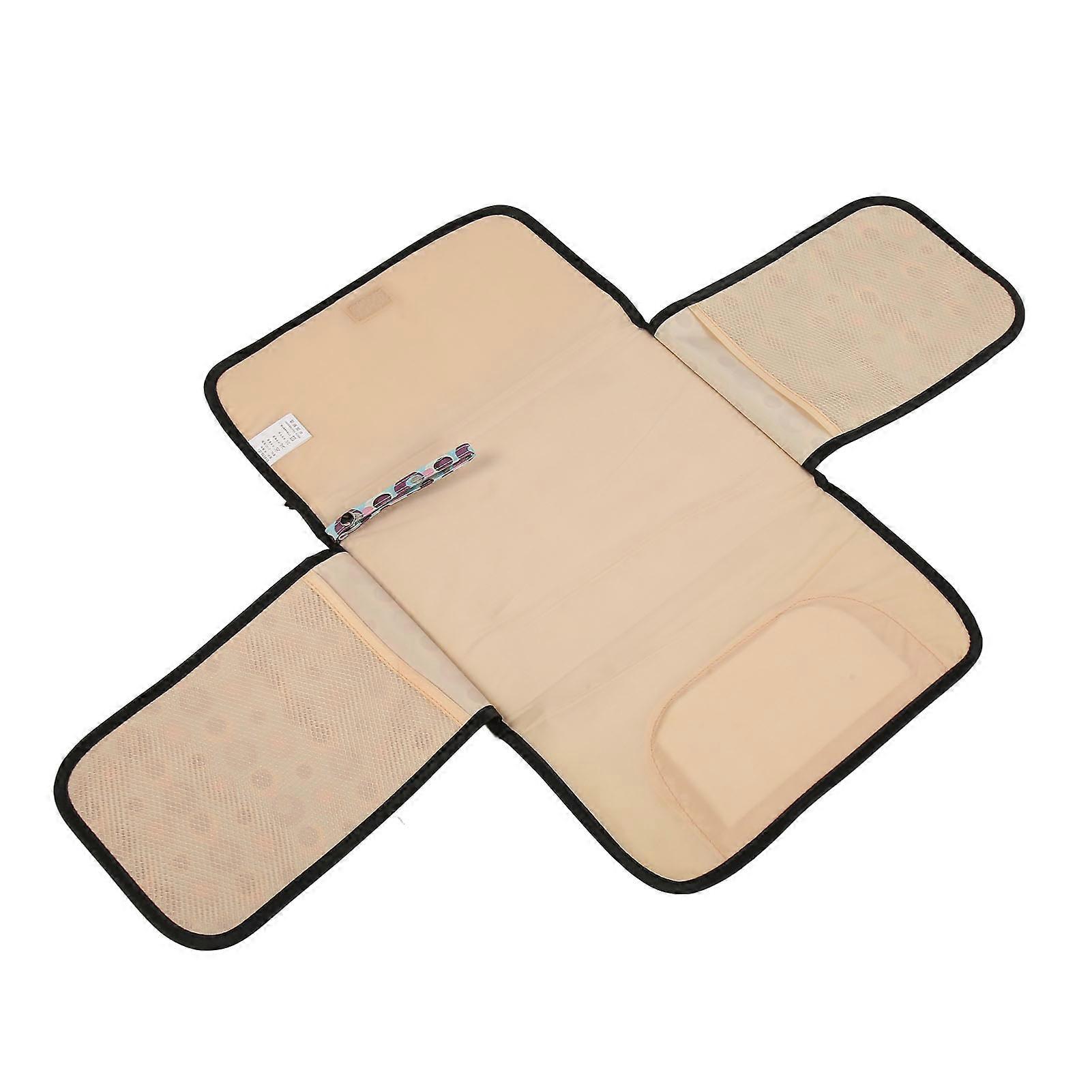 Portable Change Pad Waterproof Front Zipper Multi Functional Travel Changer Mat for Baby