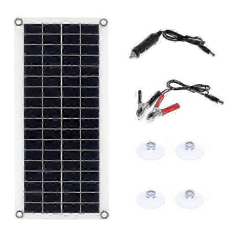 Portable 300W Solar Panel Kit 12V USB Charging Interface Solar Board With Controller Waterproof Solar Cells for Phone RV Car