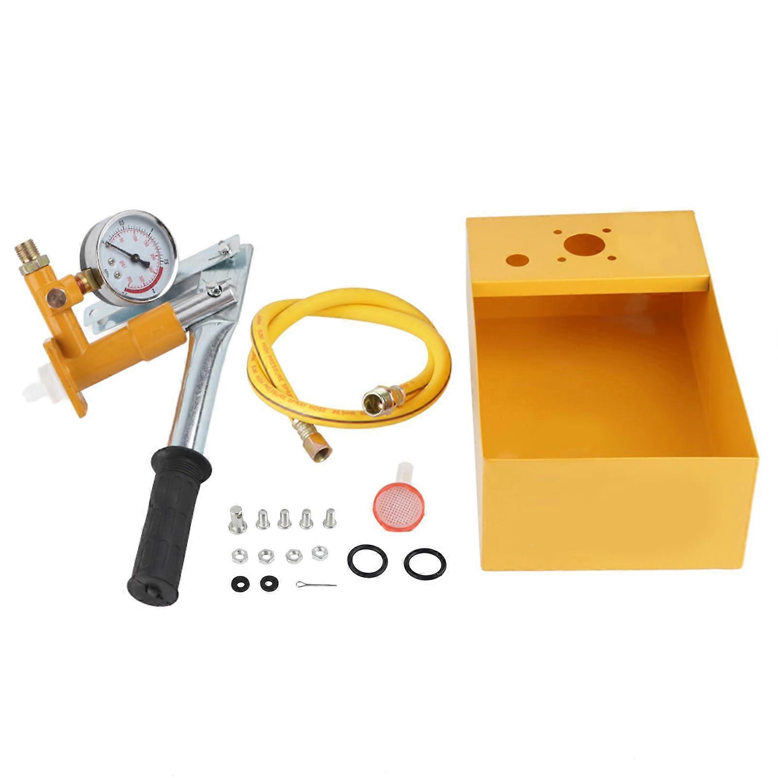 Pressure Test Pump Manual Test Pump Hydraulic Water Test Pump Pipeline Pressure Test Tool 2.5 MPa 25 kg Hydrostatic Test Pump