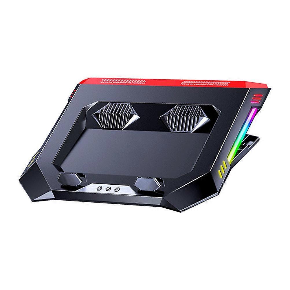 Laptop Cooling Pad Computer Cooling Rack Silent Operation Adjustable Height Black 41.50X35.00X5.00CM 1Pcs