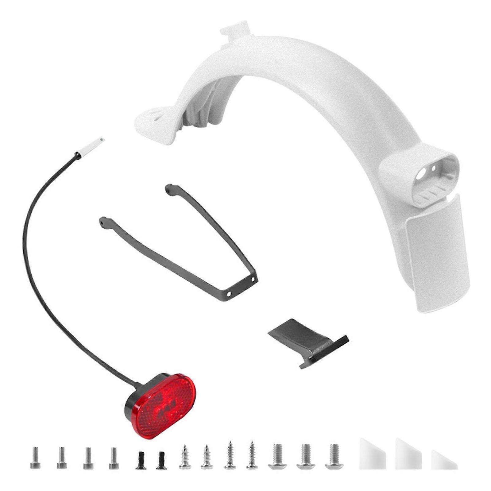 Safe Convenient Mudguard Quick Detachable MudGuard Simple Installation Mudflaps for Smooth Cycling  White