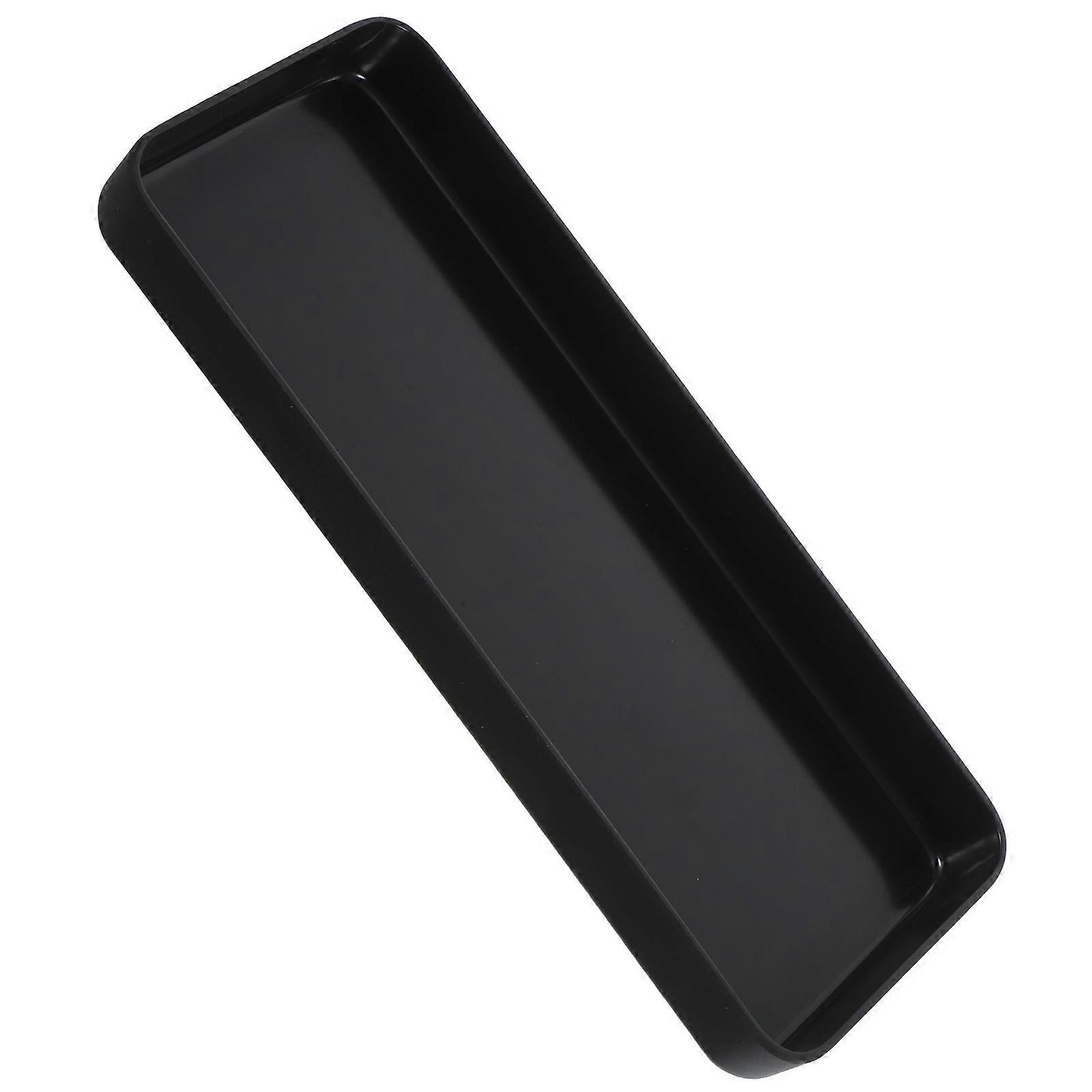 Svart melamin servantbrett for kjøkkenbruk glatt overflate og design 1 stk