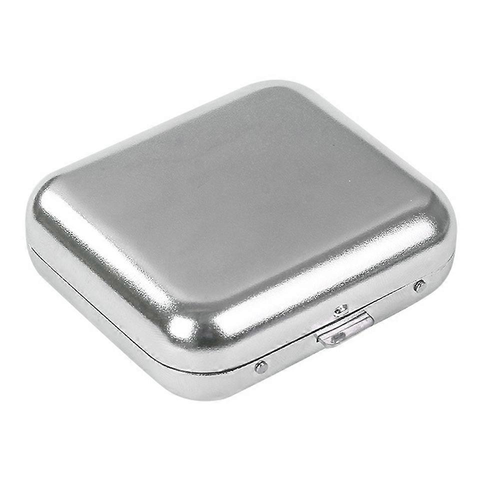 Outdoor Ashtray Mini Portable Design Iron Material Smoker Accessory Compact Shape Prevent Ash Scattering 1Pcs
