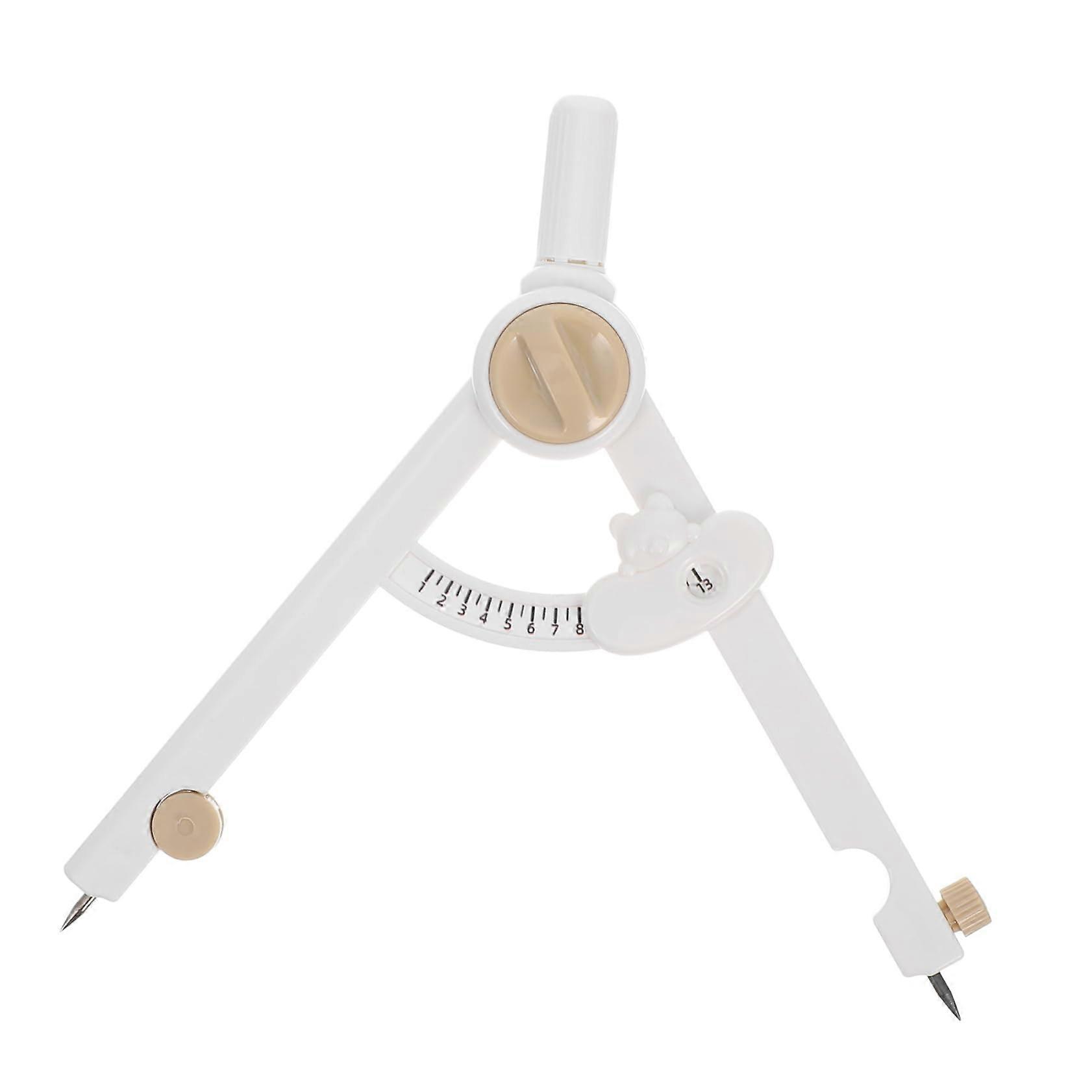 Adjustable Geometry Circle Drawing Tool Compass - Plastic Scriber for Teaching, Drawing, and Art Projects