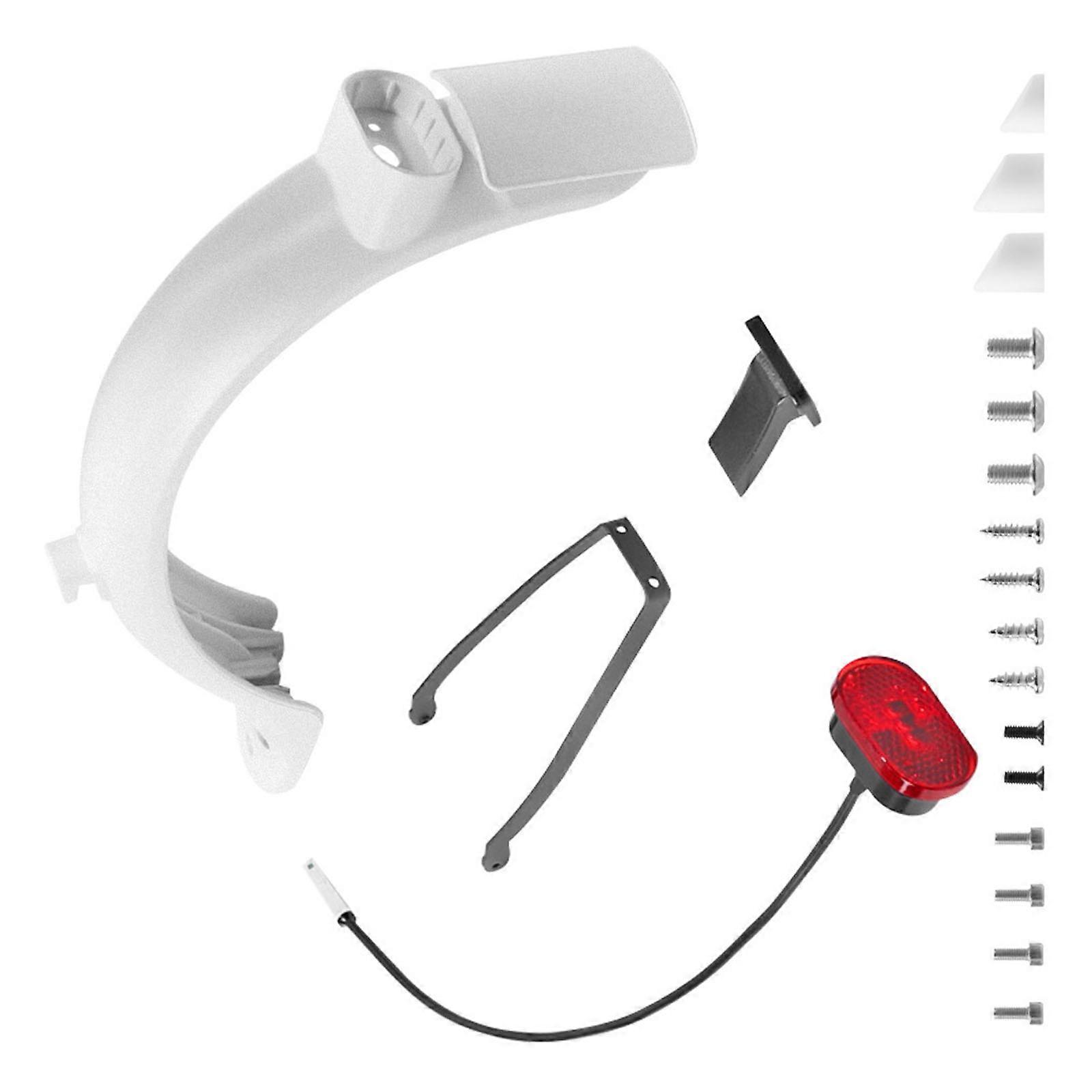 Safe Convenient Mudguard Quick Detachable MudGuard Simple Installation Mudflaps for Smooth Cycling  White