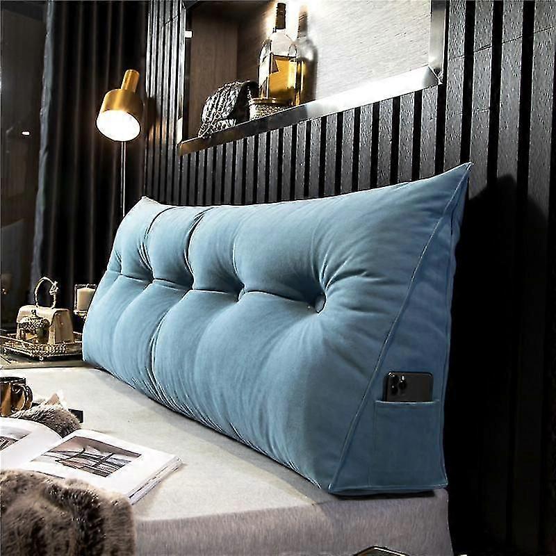 Headboard Pillow Triangle Cushion Backrest Pain Relief Sofa Waist Cushion Wedge Sleeping Pillow for Decorative Pillows for Bed