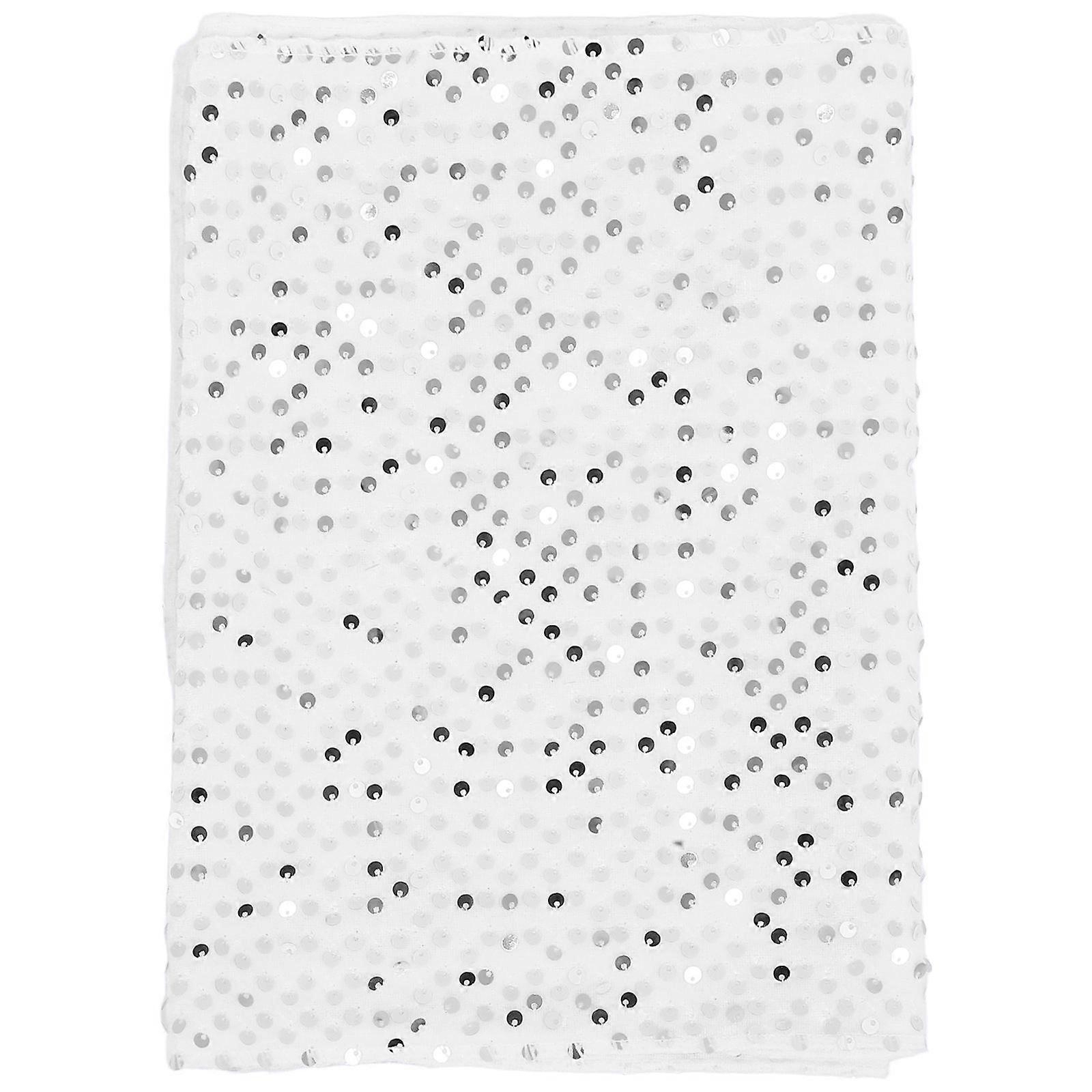 Sequined Table Runner 30x180cm Sparkly Flag Style Tablecloth for Dance Events, Birthday & Anniversary Decorations