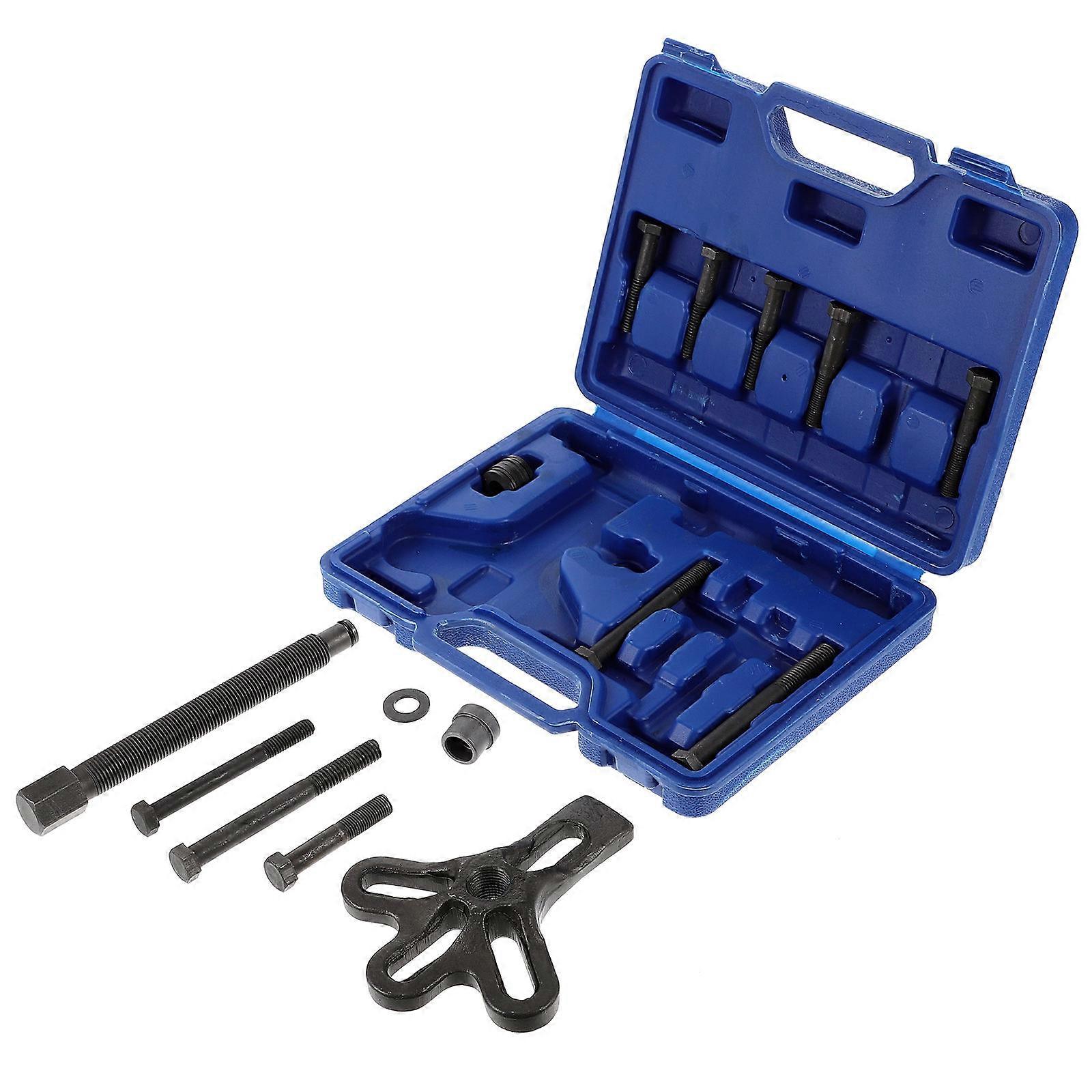 Hemoton 1 Set 13 Pcs Complete Crankshaft Pulley Pullers and Steering Wheel Pullers Dark Grey