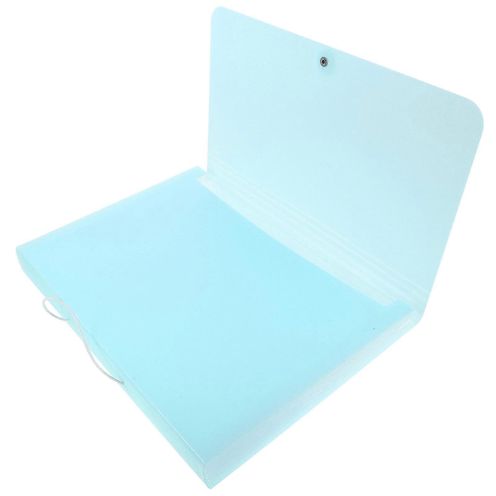 Document Holder File Organizer Multipurpose Travel Use Plastic 1Pcs