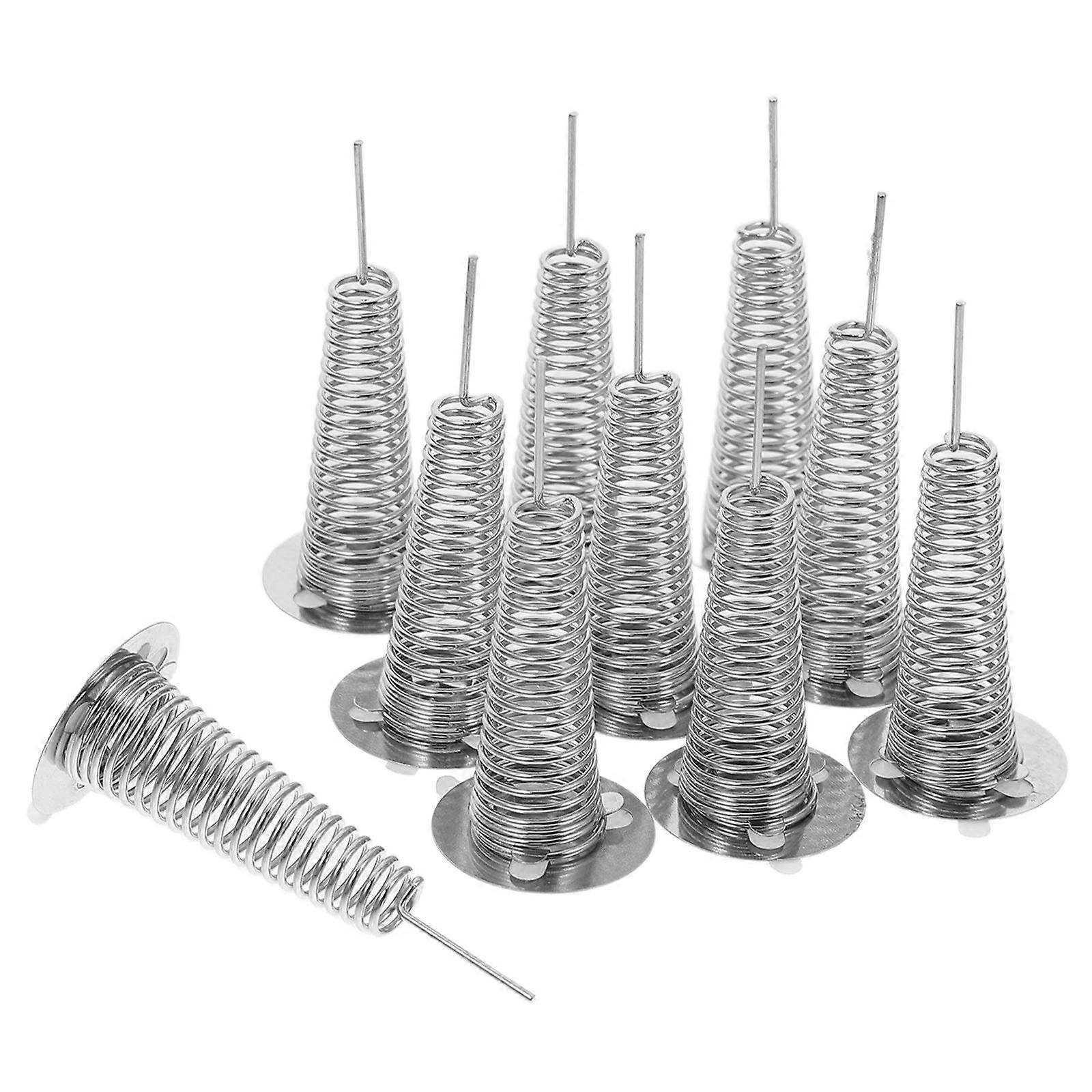 10pcs Car Dashboard Toy Base for Bobblehead Spring Base DIY Car Dashboard Dancing Doll Toy Base
