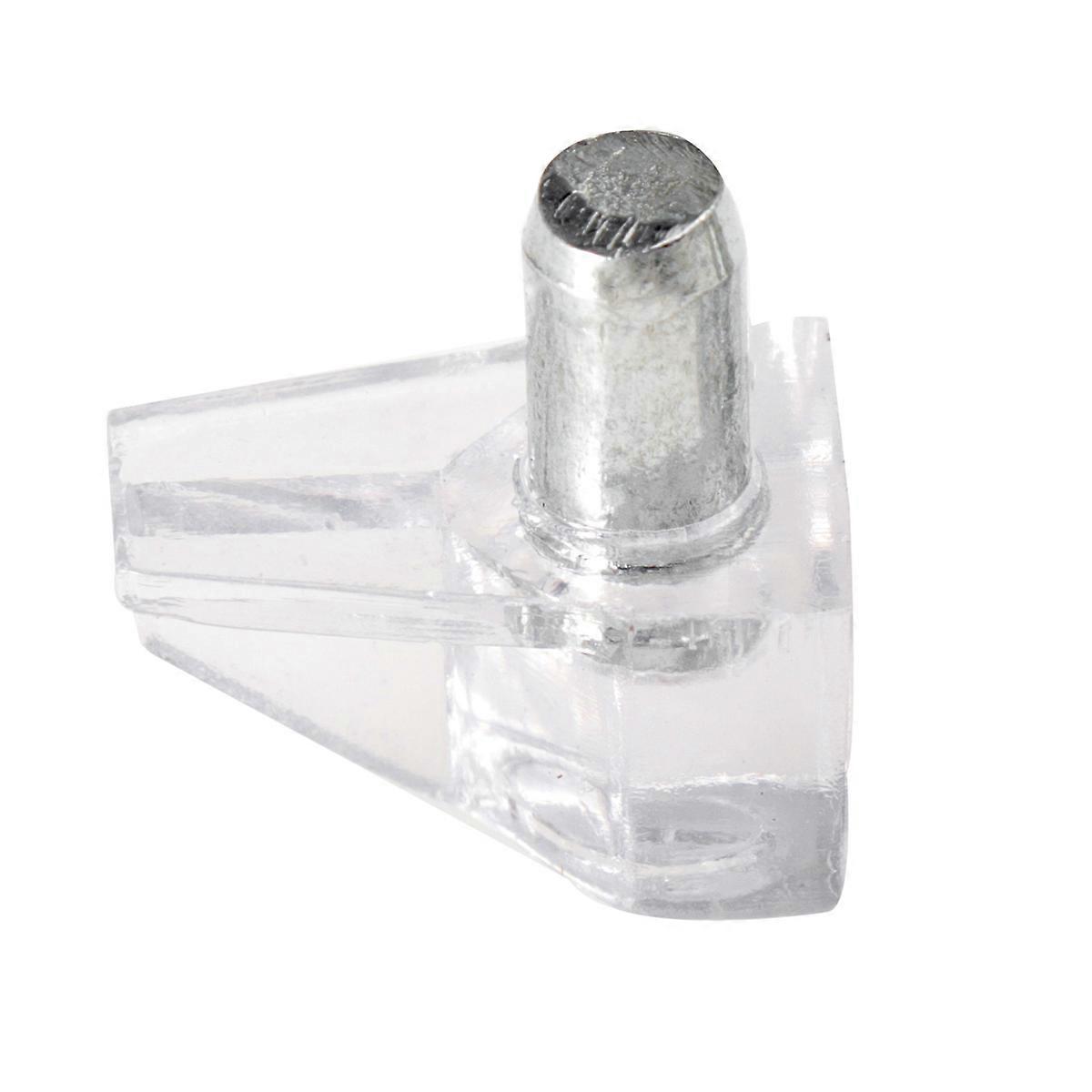 40 PCS Heavy Duty Bracket Style Shelf Support Shelf Pegs (Transparent White)