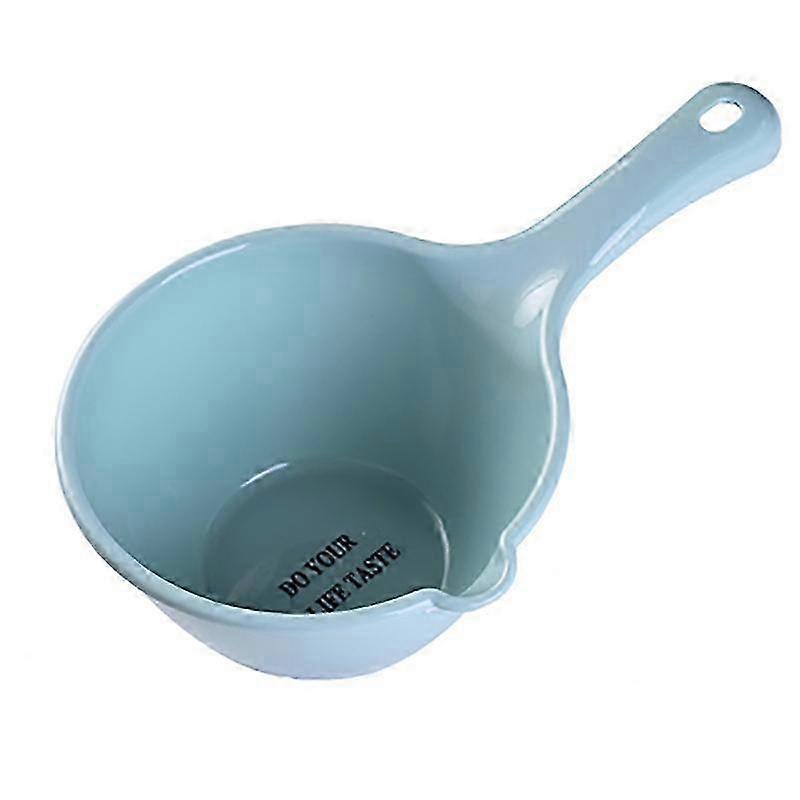 Thickened Water Ladle Dipper with Handle - Bathing Scoop Cup for Shower & Container (1pc, Blue)