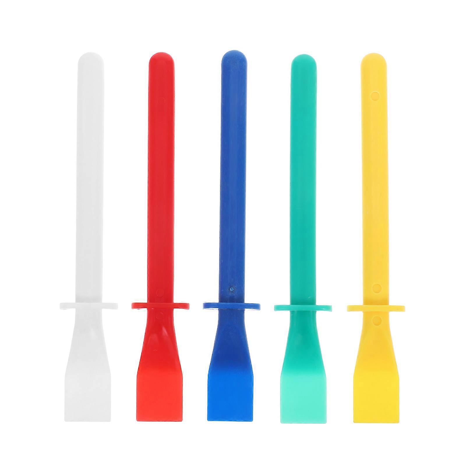 Diy Leather Glue Sticks Colored Plastic Applicator Even Spreading Strong Bonding 11.20X1.40X1.00CM 5Pcs