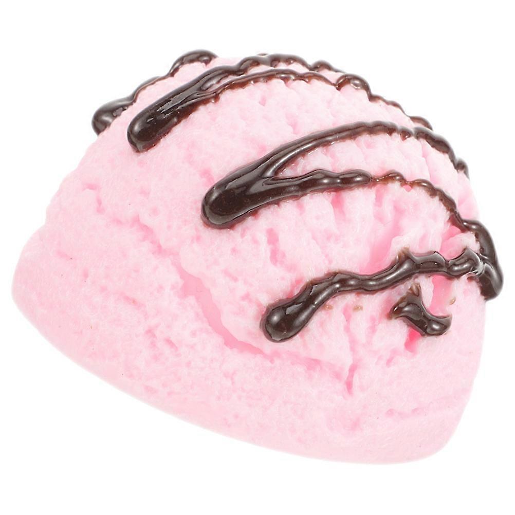 Realistic Artificial Ice Cream Scoop Model for Photography Props and Shop Display Decoration