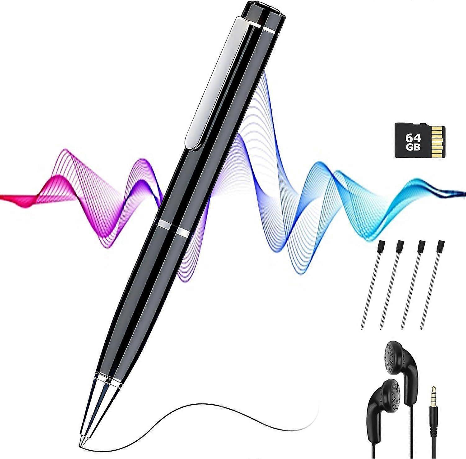 2025 Newest Digital Voice Recorder with Playback Function, 64GB Capacity: Voice