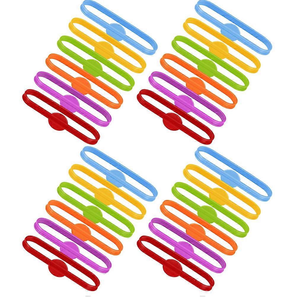 24pcs Silicone Wine Markers Unique Drink Charms for Identification at Parties Weddings Events Fun Fashionable Glass Decor Lightweight Safe for All