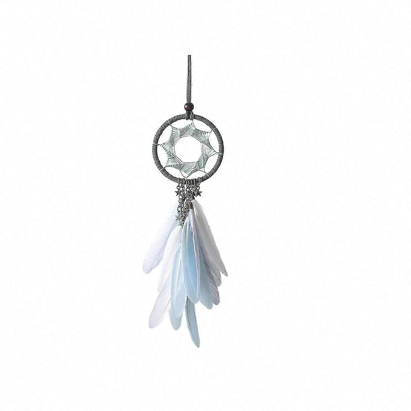 Handmade Feather Dream Catcher With Chain for Wall Decor