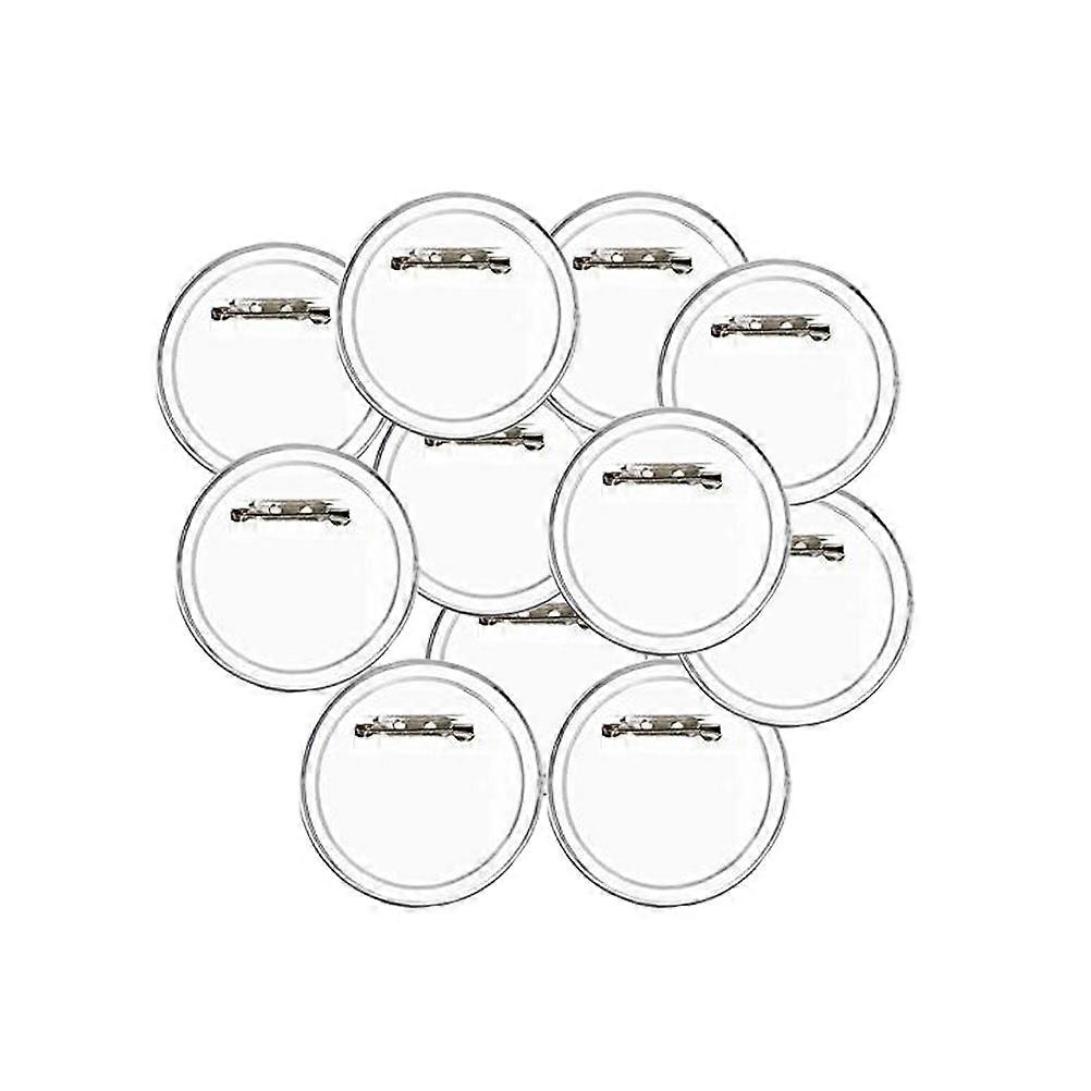 36pcs Acrylic Design Button Clear Badges Kit with Pin for Craft Supplies Round 60mm Diameter
