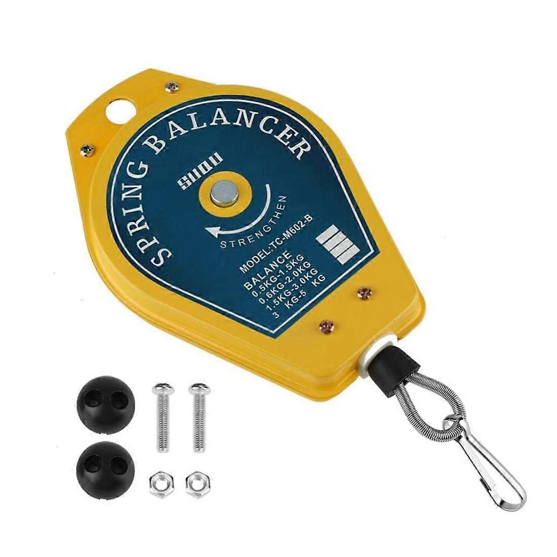 Spring Balancer Ceiling Socket With Spring Adjustment Spring Balancer Retractable Holder For Hanging 0.5-1.5 kg