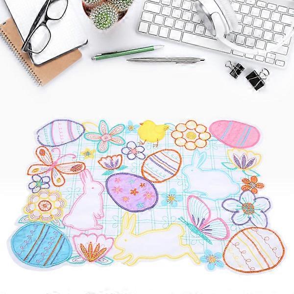 Lace cloth in girly style, hand-woven and embroidered, for table decoration, bedside table, coffee table