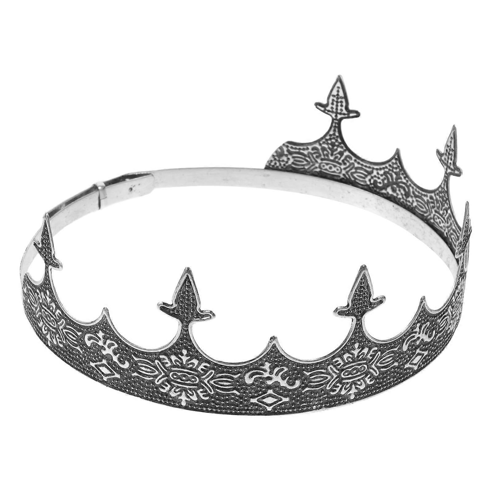 Couronne de roi pour Halloween Bal Cosplay Anniversaire Célébration Couleur Assortie Taille Convient le plus
