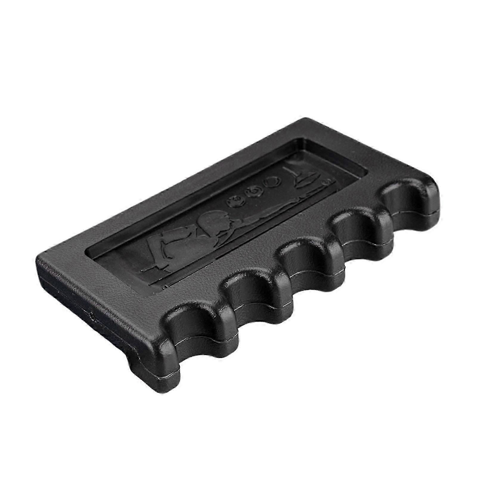 2025 Billiard Pool Cue Holder 5 Slot for Home Billiard Table Edge Pool Weighted Anti Slip