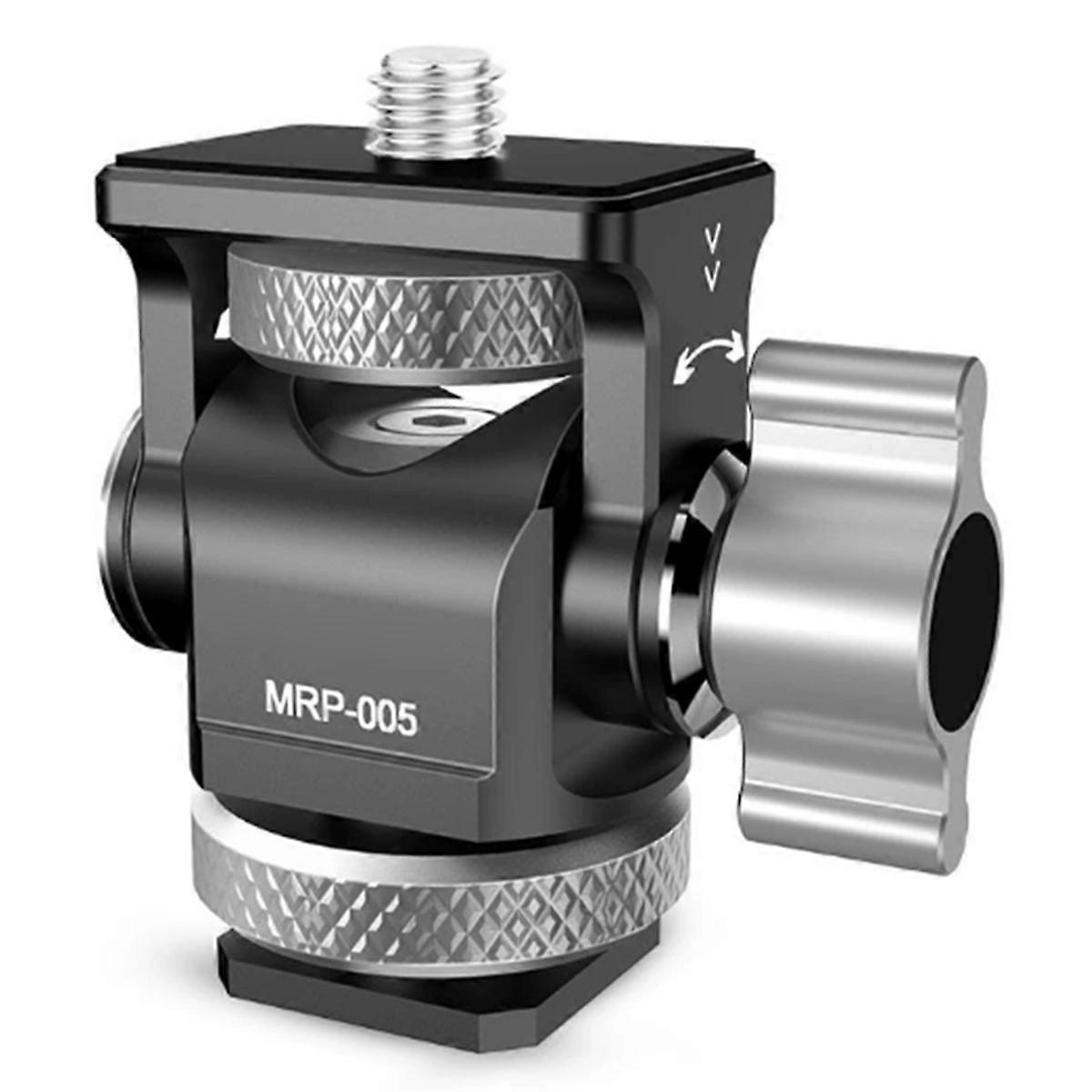 Mini Monitor Mount Tripod Head Cold Shoe Adapter