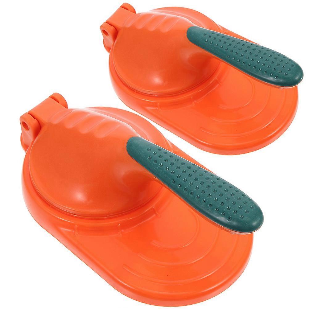 Asian Dumpling Maker Tool Home Kitchen Suitable Convenient Dough Pressing 24X21X6CM 2Pcs