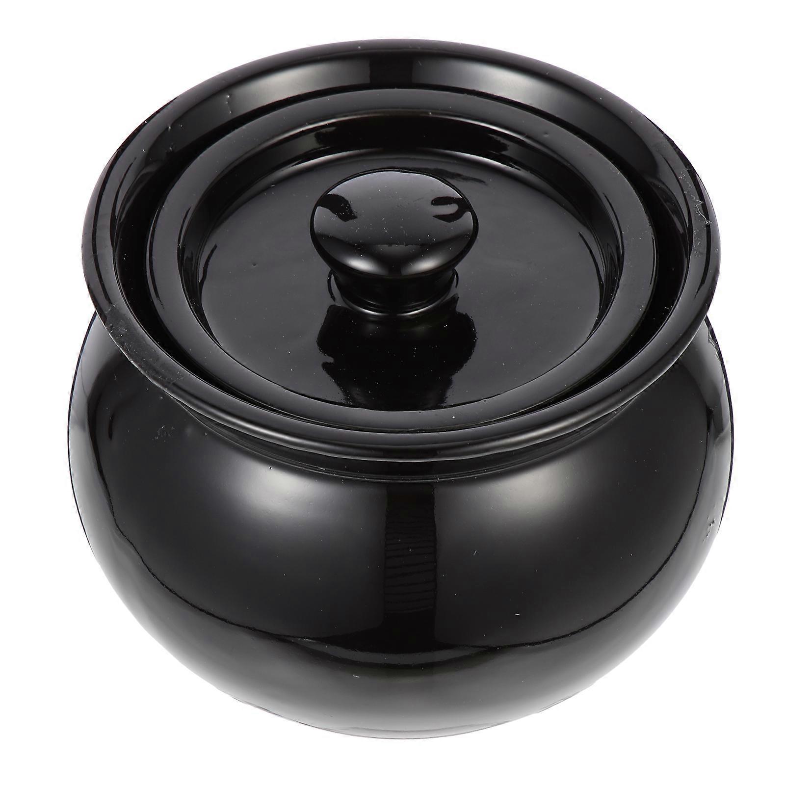 Ceramic Soup Bowl Stewing Pot 1 Set Home Kitchen Supply